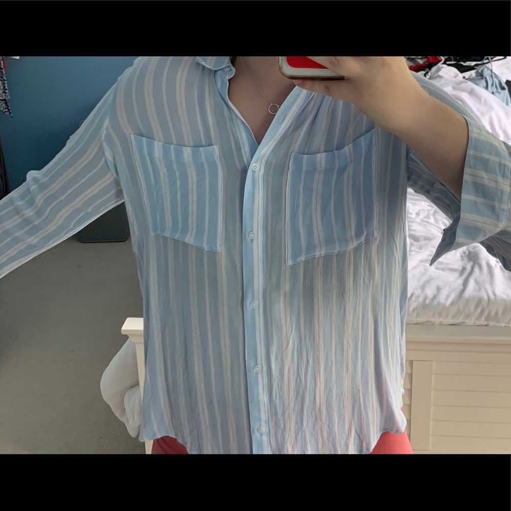 BP Nordstrom Striped Tunic Shirt